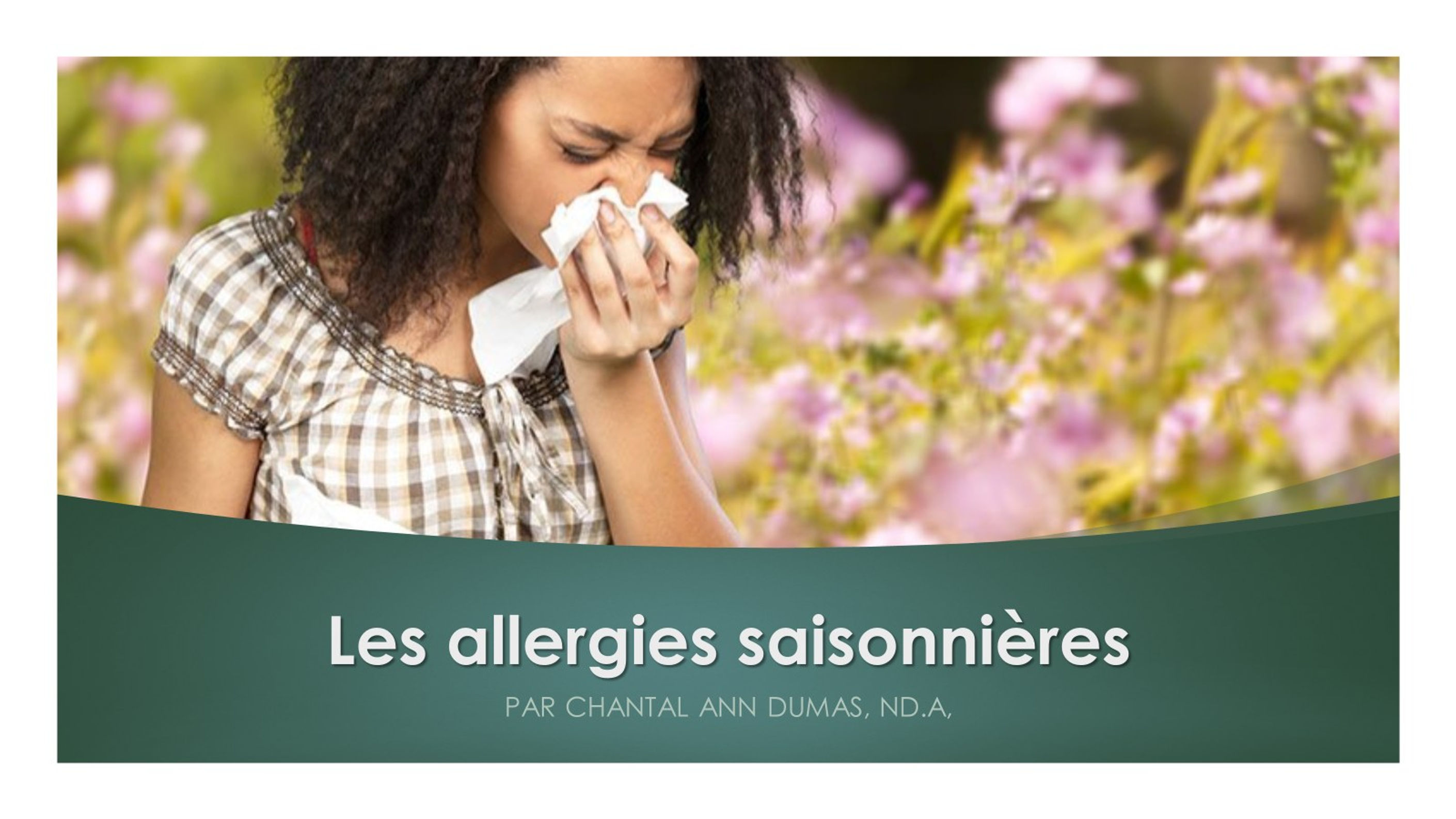 Les allergies saisonnières